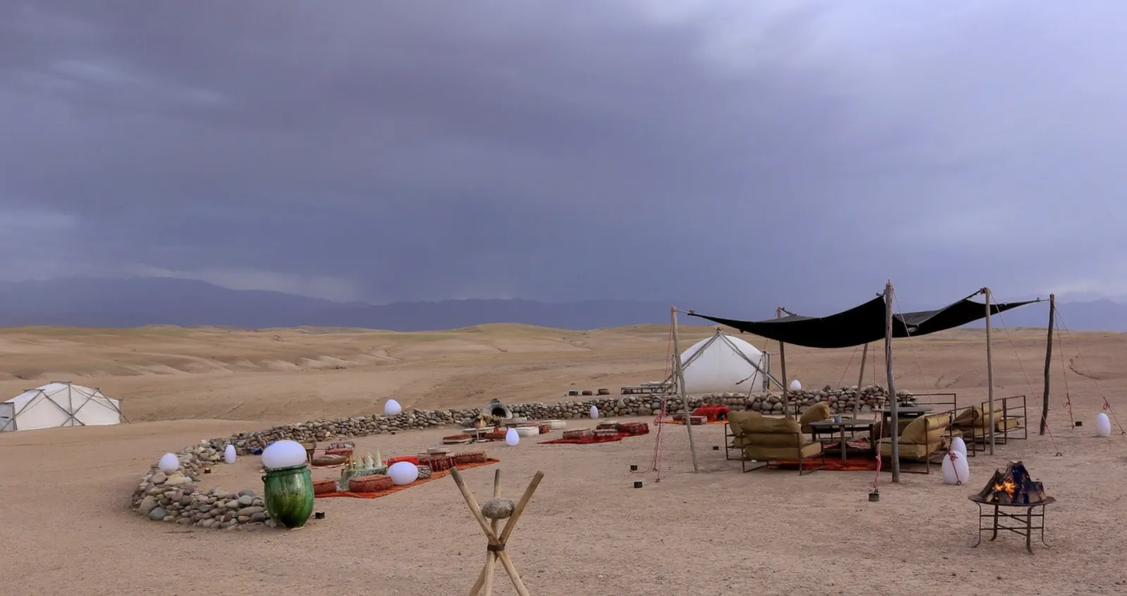 the Agafay Desert